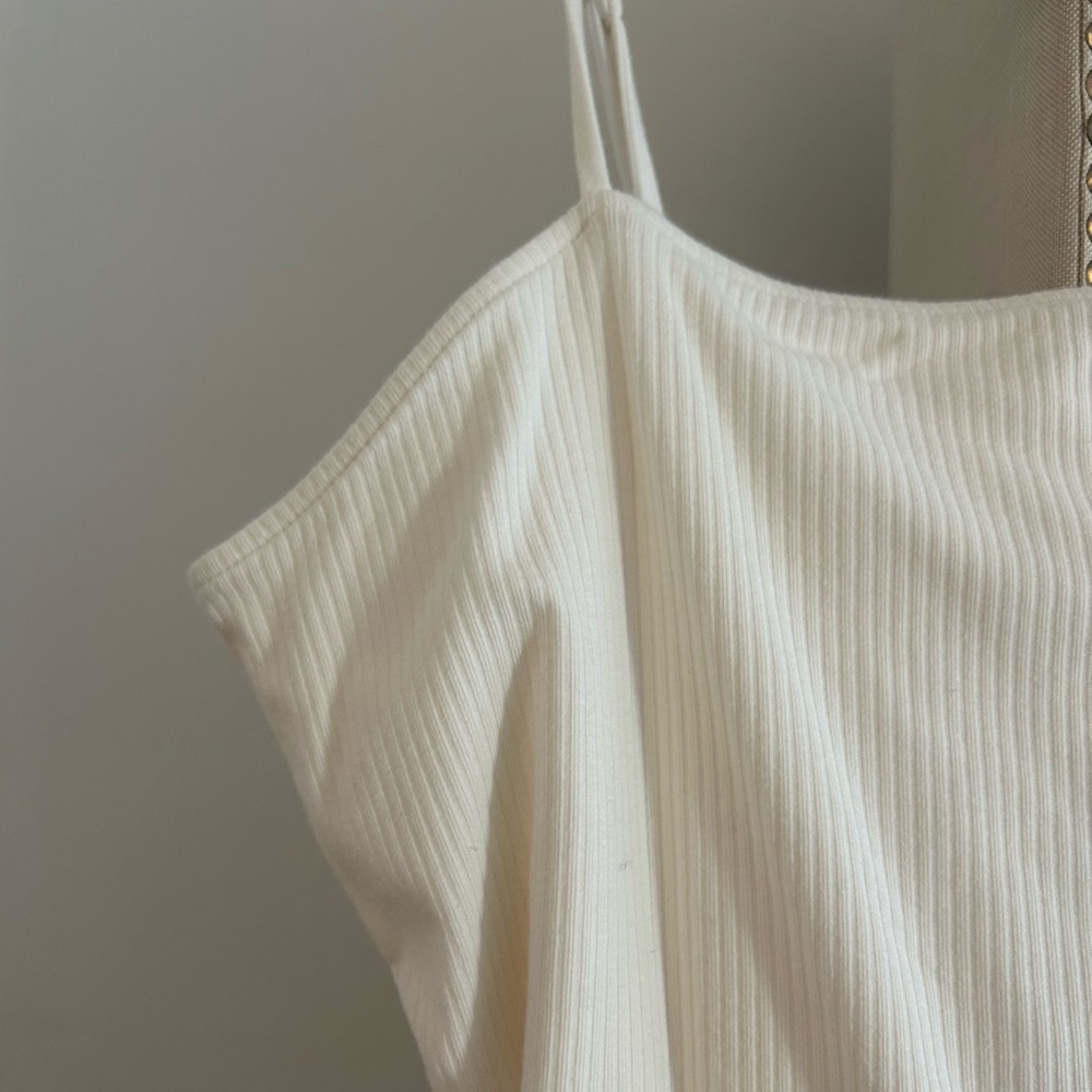 NWOT Old Navy white ribbed bodysuit XXL - Picture 4 of 5
